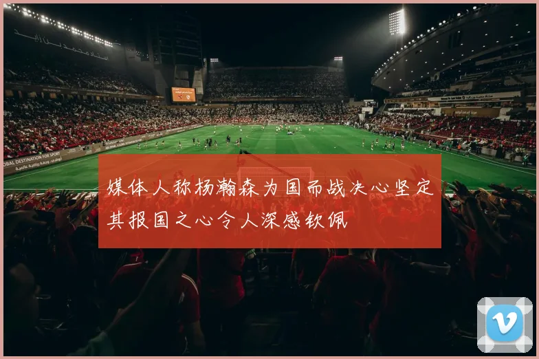 媒体人称杨瀚森为国而战决心坚定其报国之心令人深感钦佩